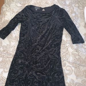 Black velvet Dress